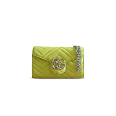 GUCCI GG MARMONT WALLET ON CHAIN 837745 (20*12*4cm) GUCCI GG MARMONT WALLET ON CHAIN 837745 (20*12*4cm)